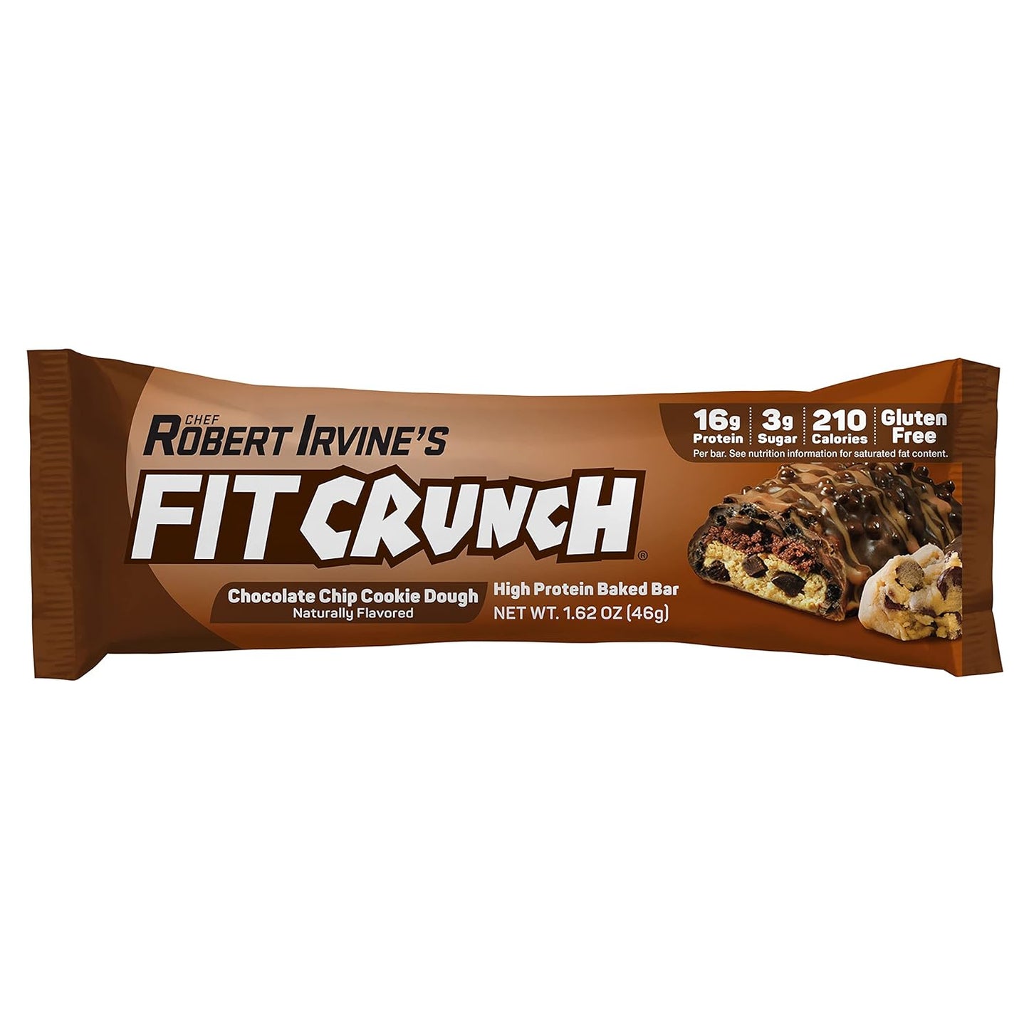 FITCRUNCH Snack Size Protein Bars, 6-Layer Baked Bar, Gluten Free