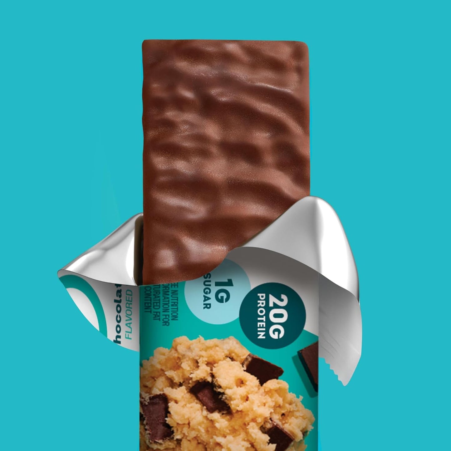 ONE Protein Bars, Chocolate Chip Cookie Dough, Gluten Free with 20g Protein and 1g Sugar